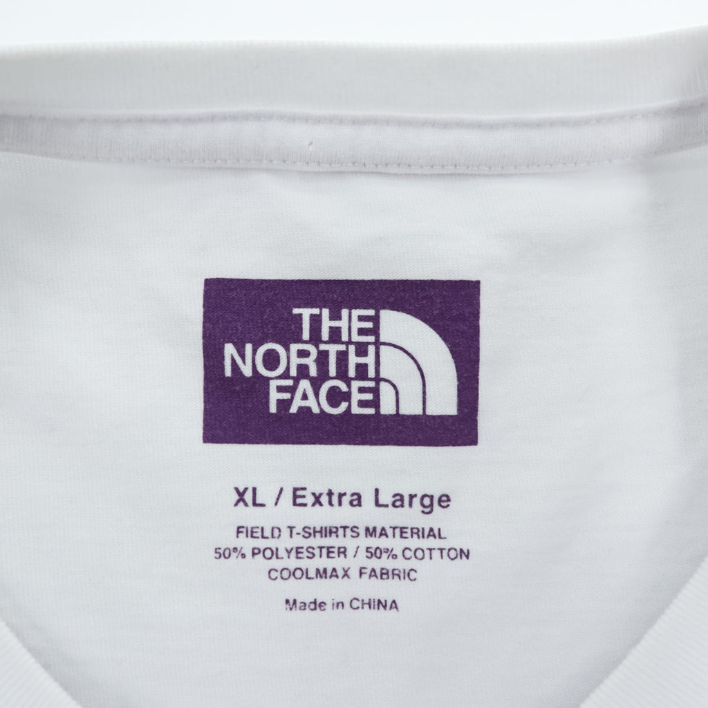 THE NORTH FACE PURPLE LABEL Tシャツ COOL MAX FIELD T-SHIRT XL ホワイト クルーネック