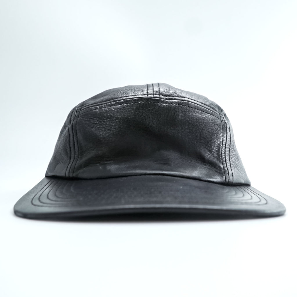 KIJIMA TAKAYUKI 日本製 レザー ジェットキャップ ブラック Leather Jet Cap 181111