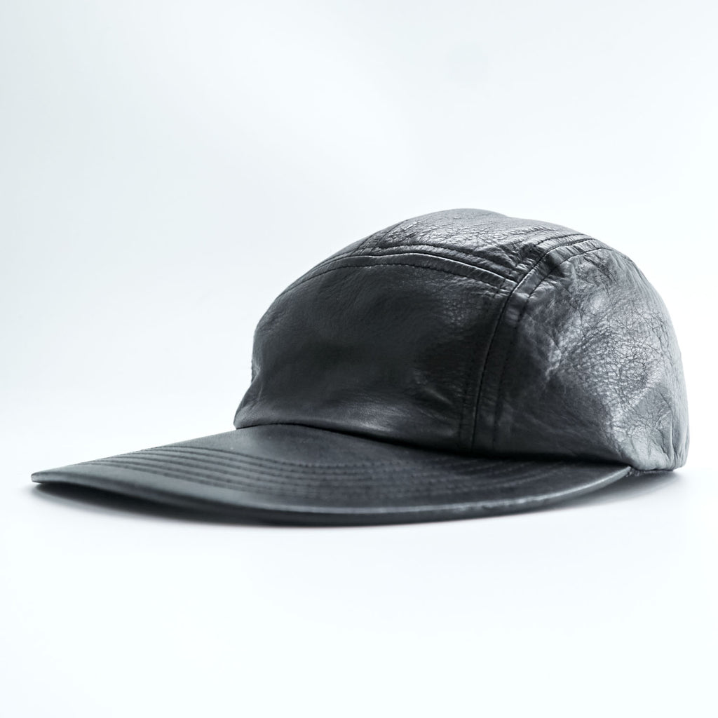 KIJIMA TAKAYUKI 日本製 レザー ジェットキャップ ブラック Leather Jet Cap 181111