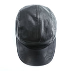 KIJIMA TAKAYUKI 日本製 レザー ジェットキャップ ブラック Leather Jet Cap 181111