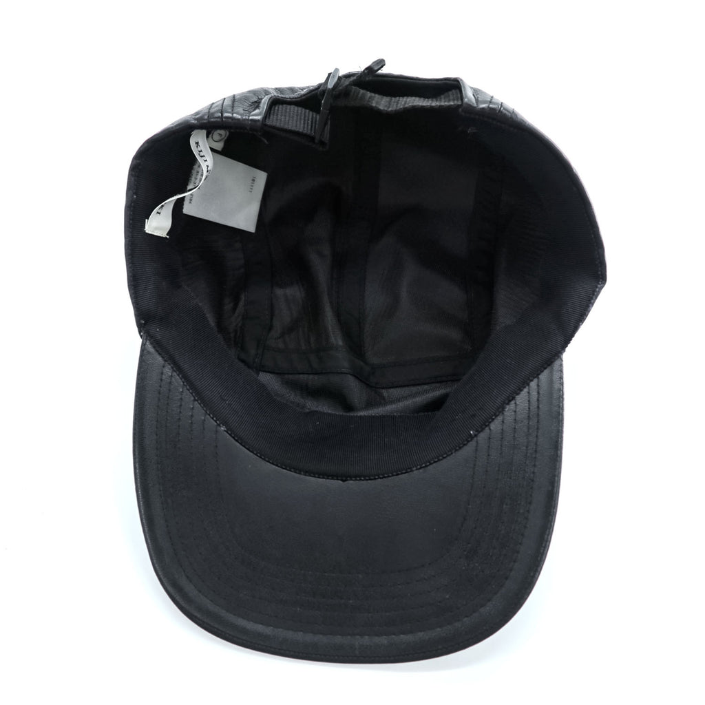 KIJIMA TAKAYUKI 日本製 レザー ジェットキャップ ブラック Leather Jet Cap 181111