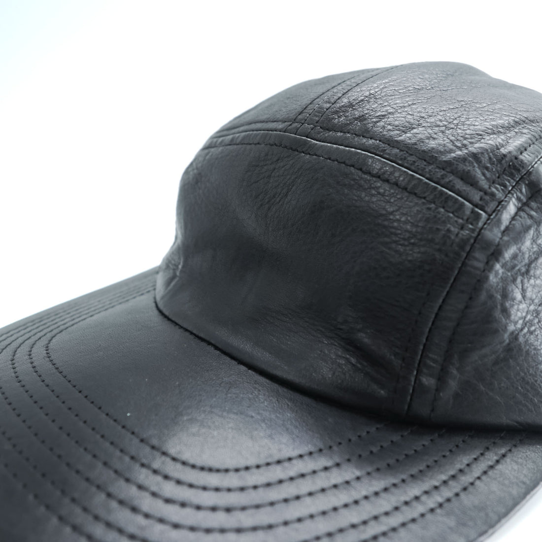 KIJIMA TAKAYUKI 日本製 レザー ジェットキャップ ブラック Leather Jet Cap 181111