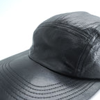 KIJIMA TAKAYUKI 日本製 レザー ジェットキャップ ブラック Leather Jet Cap 181111