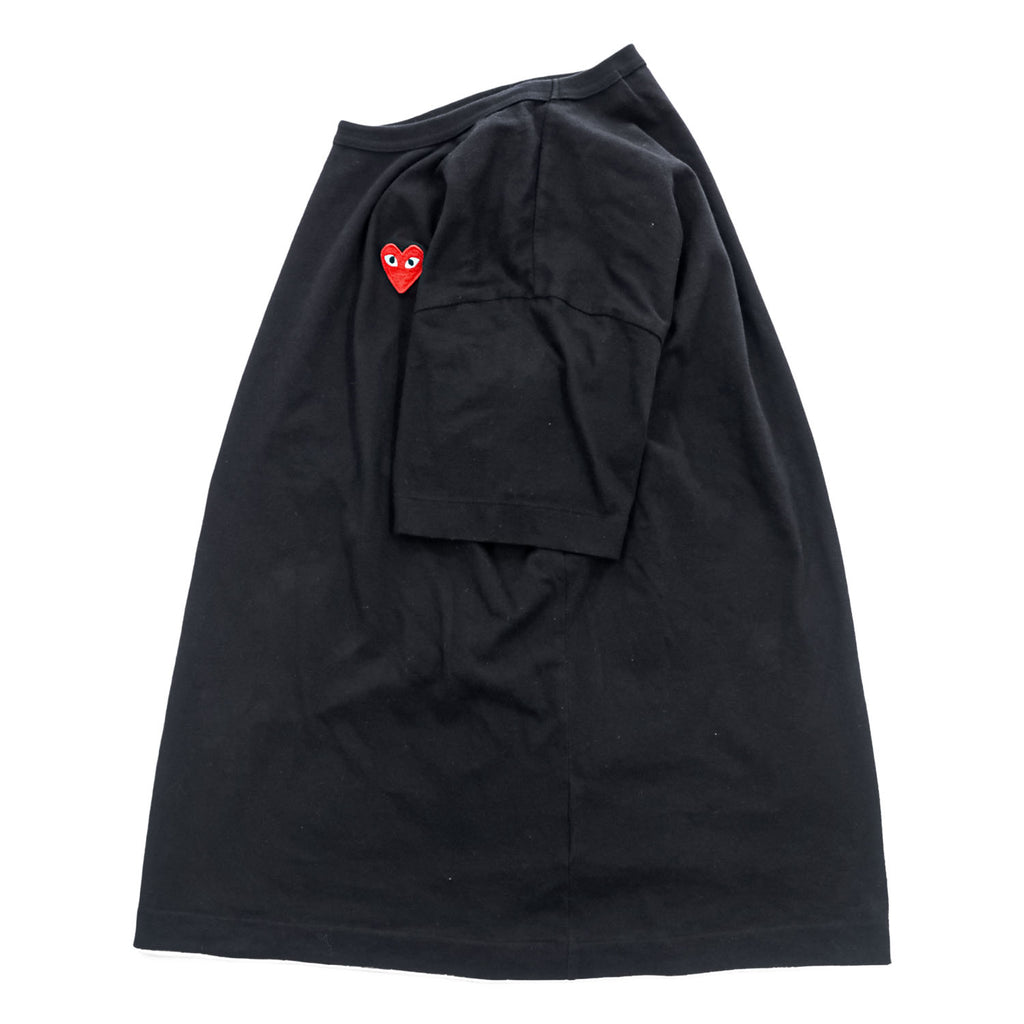PLAY COMME des GARCONS 日本製 ハートロゴ Tシャツ XL ブラック AD2025/4 AX-T108
