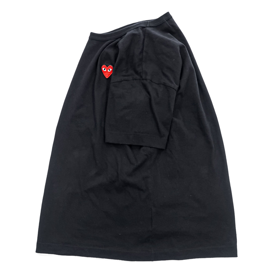 PLAY COMME des GARCONS 日本製 ハートロゴ Tシャツ XL ブラック AD2025/4 AX-T108