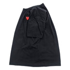 PLAY COMME des GARCONS 日本製 ハートロゴ Tシャツ XL ブラック AD2025/4 AX-T108