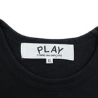 PLAY COMME des GARCONS 日本製 ハートロゴ Tシャツ XL ブラック AD2025/4 AX-T108