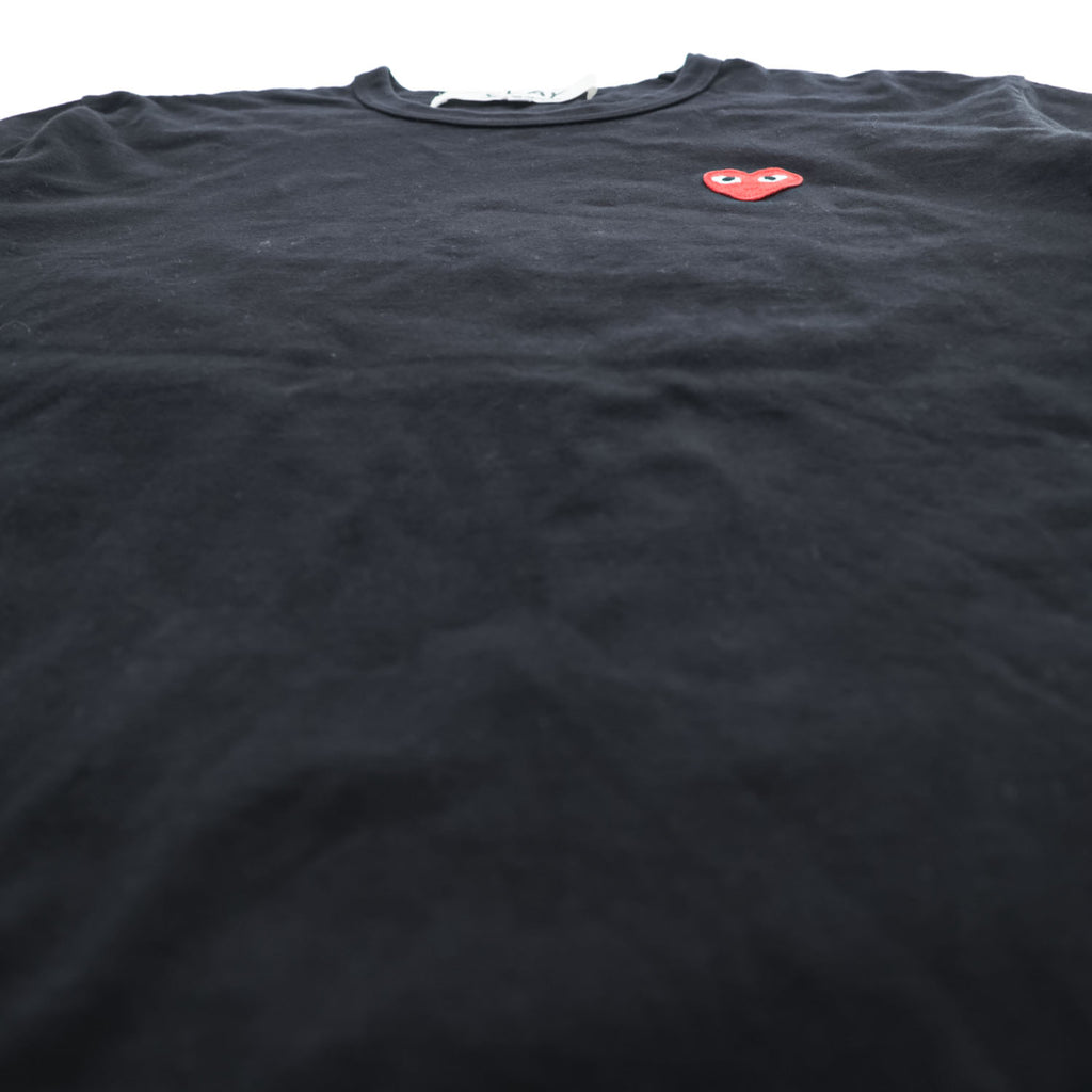 PLAY COMME des GARCONS 日本製 ハートロゴ Tシャツ XL ブラック AD2025/4 AX-T108