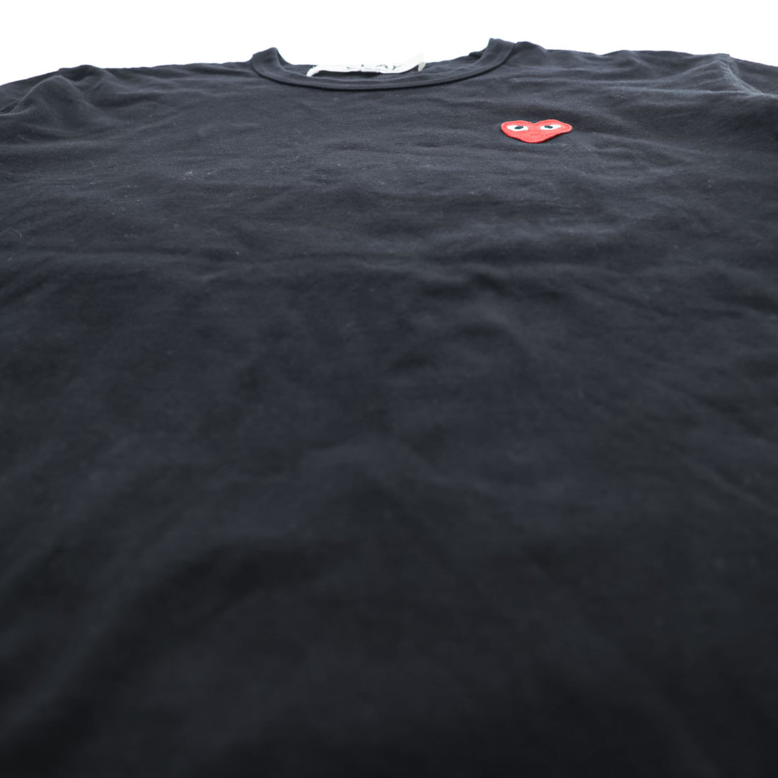 PLAY COMME des GARCONS 日本製 ハートロゴ Tシャツ XL ブラック AD2025/4 AX-T108