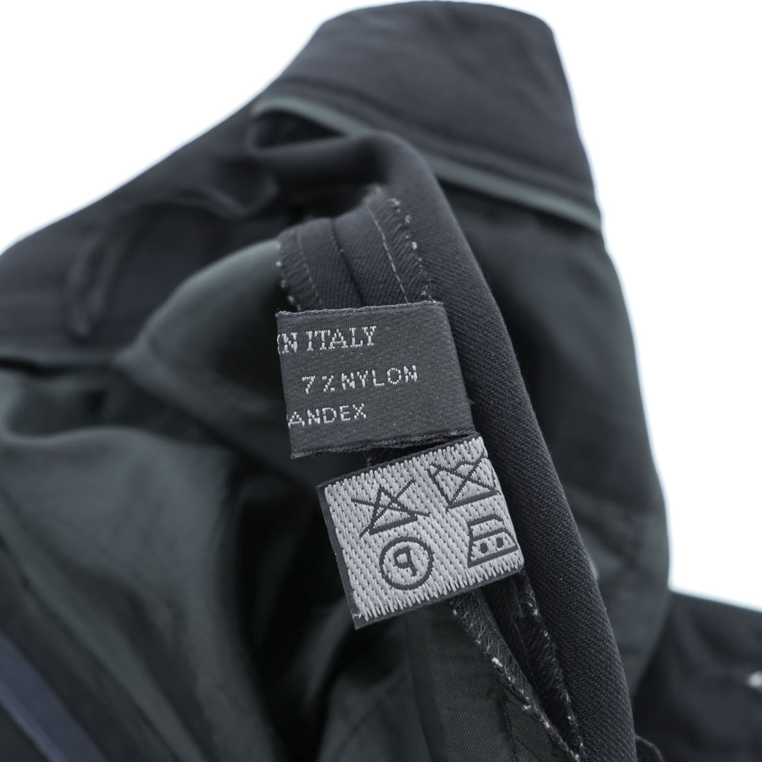 PRADA イタリア製 ワイドレッグ スラックス パンツ XL ブラック ストレッチ