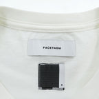 FACETASM 日本製 Tシャツ LOGO PRINT BIG TEE XL ホワイト ワイド ビッグサイズ CSW-TEE-U03