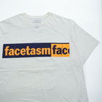 FACETASM 日本製 Tシャツ LOGO PRINT BIG TEE XL ホワイト ワイド ビッグサイズ CSW-TEE-U03