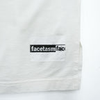 FACETASM 日本製 Tシャツ LOGO PRINT BIG TEE XL ホワイト ワイド ビッグサイズ CSW-TEE-U03