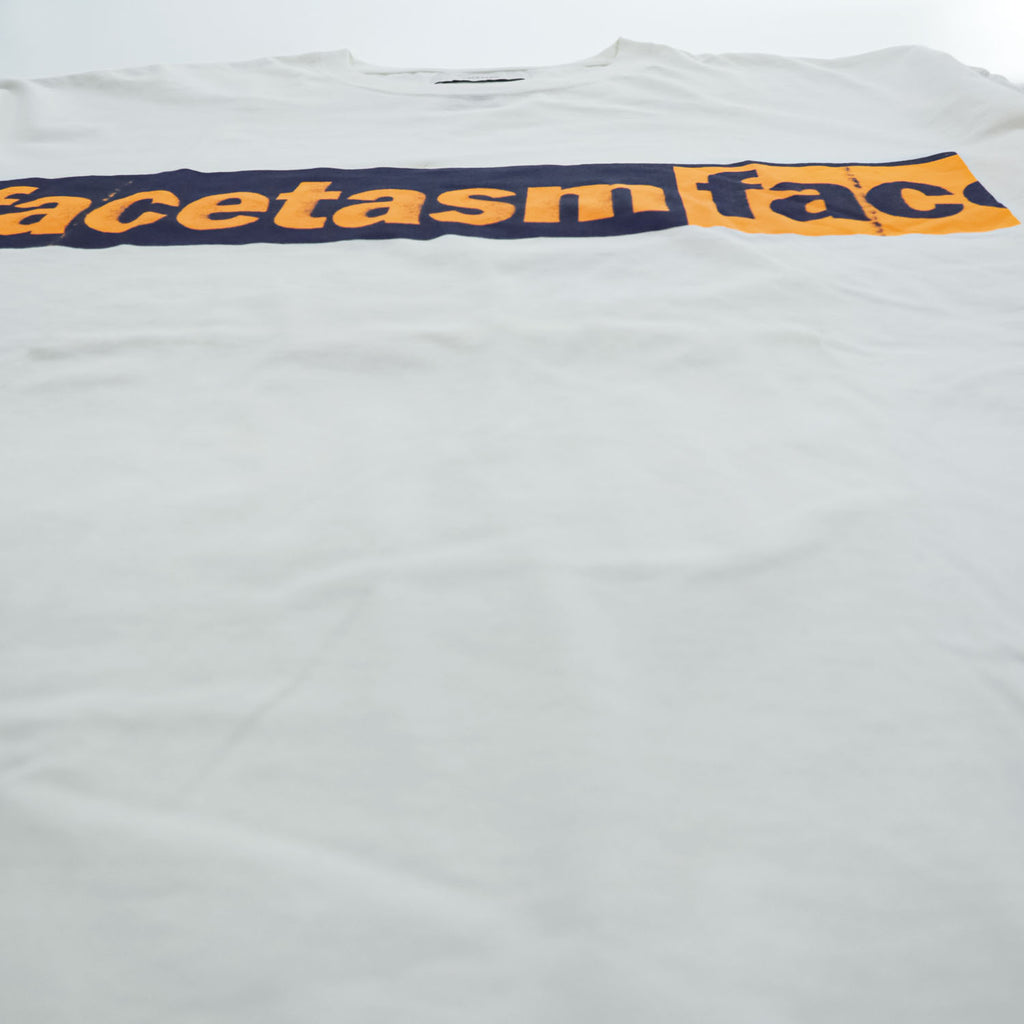 FACETASM 日本製 Tシャツ LOGO PRINT BIG TEE XL ホワイト ワイド ビッグサイズ CSW-TEE-U03
