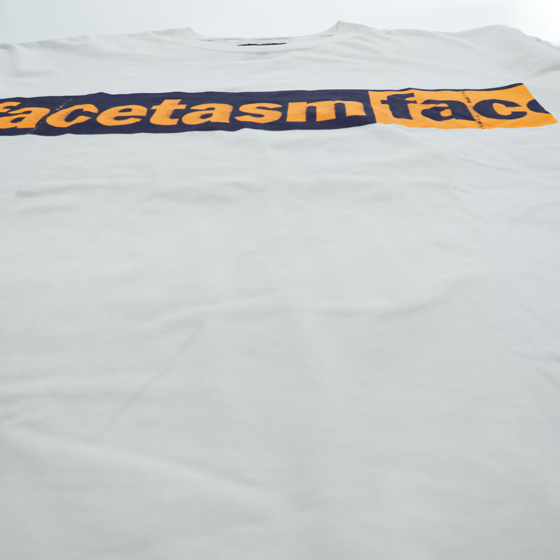 FACETASM 日本製 Tシャツ LOGO PRINT BIG TEE XL ホワイト ワイド ビッグサイズ CSW-TEE-U03