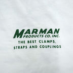 BUZZ RICKSON'S USA製 Tシャツ L ホワイト バックプリント MARMAN PRODUCTS CO