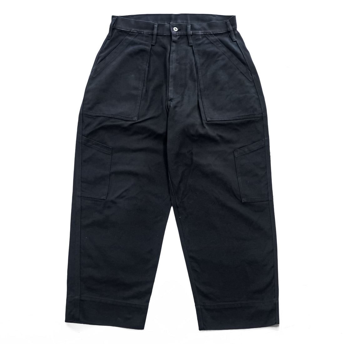 TUKI 日本製 コンバットパンツ COMBAT PANTS 0035 デニムパンツ ジーンズ L ブラック ワイド