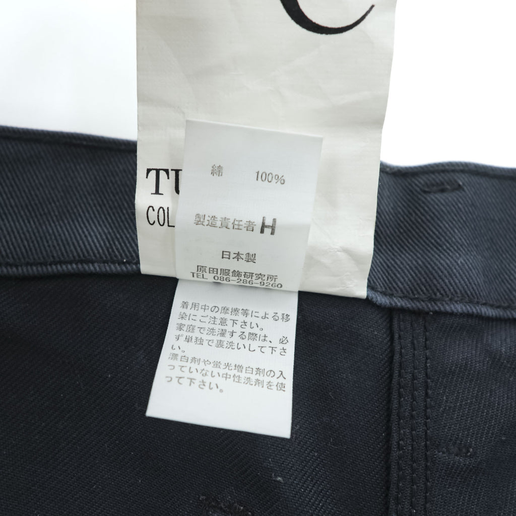 TUKI 日本製 コンバットパンツ COMBAT PANTS 0035 デニムパンツ ジーンズ L ブラック ワイド