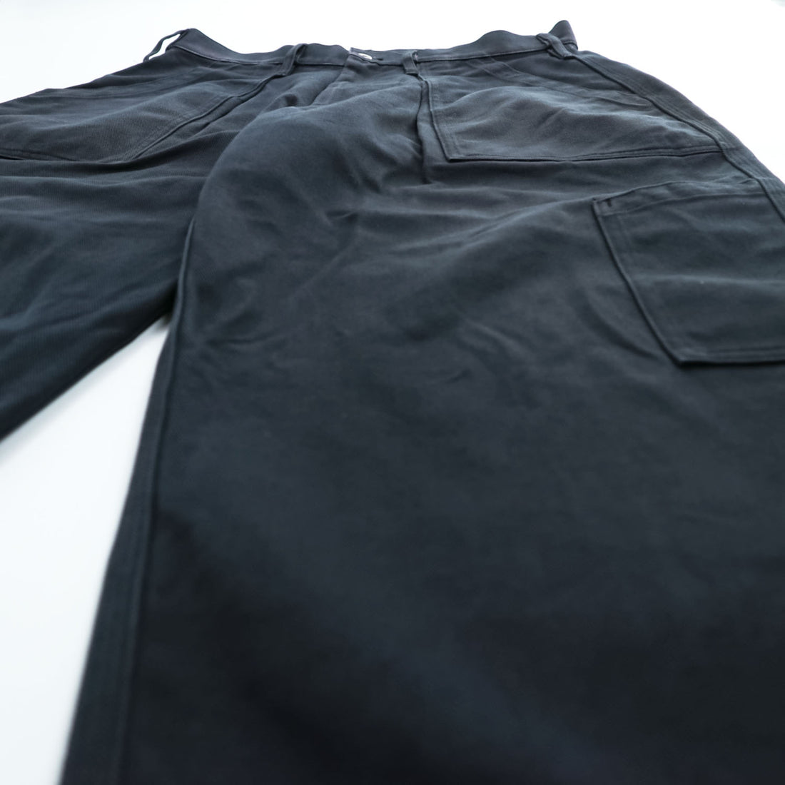 TUKI 日本製 コンバットパンツ COMBAT PANTS 0035 デニムパンツ ジーンズ L ブラック ワイド