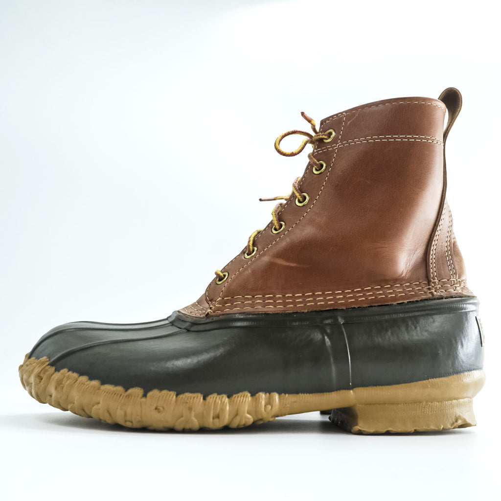 L.L.Bean USA製 ビーンブーツ BEAN BOOTS レザー ダックブーツ 26cm ガムソール 06002