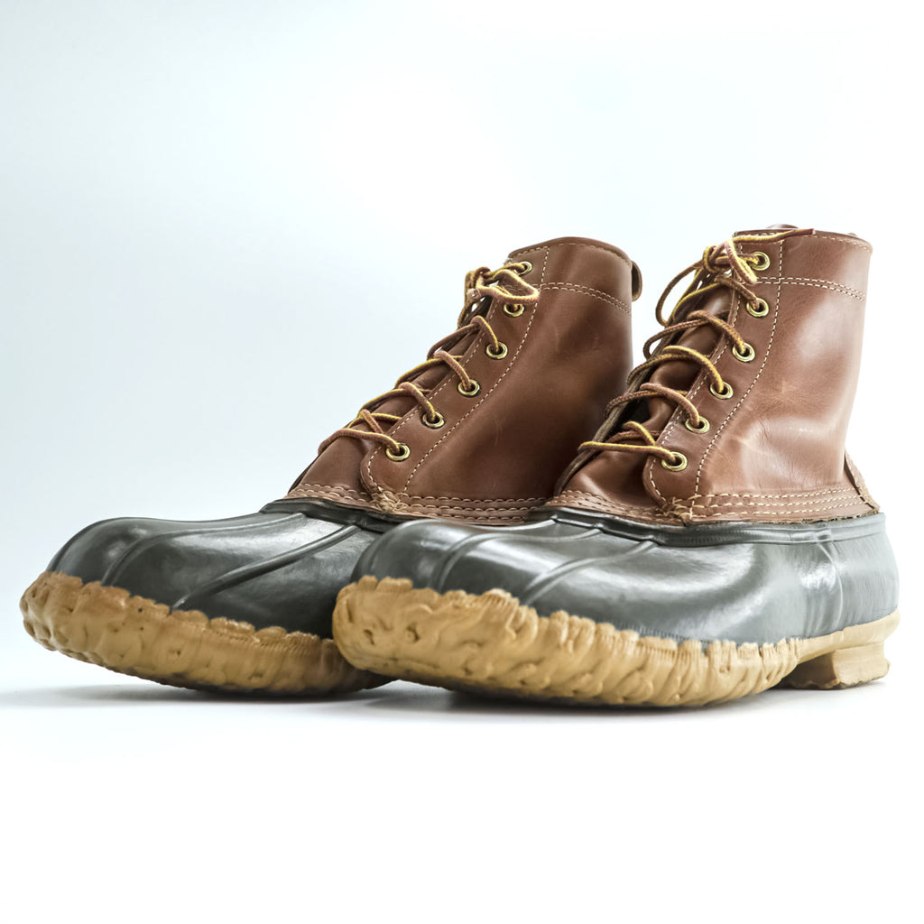 L.L.Bean USA製 ビーンブーツ BEAN BOOTS レザー ダックブーツ 26cm ガムソール 06002