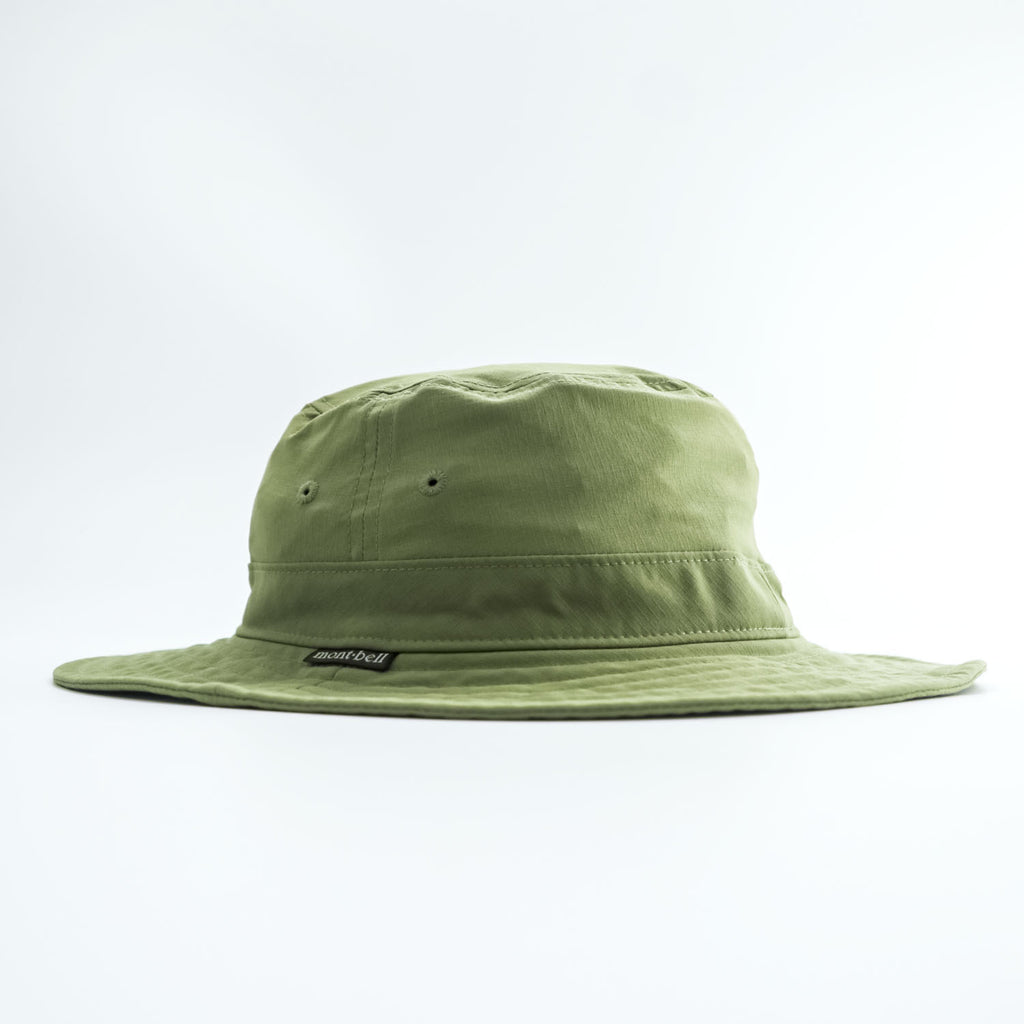 mont-bell ワイドブリム ハット O.D.ハット カーキ グリーン リップストップ ストレッチ 撥水加工 アウトドア 1108744