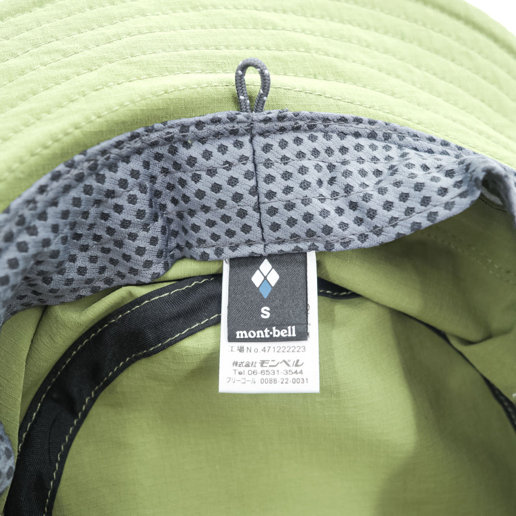 mont-bell ワイドブリム ハット O.D.ハット カーキ グリーン リップストップ ストレッチ 撥水加工 アウトドア 1108744