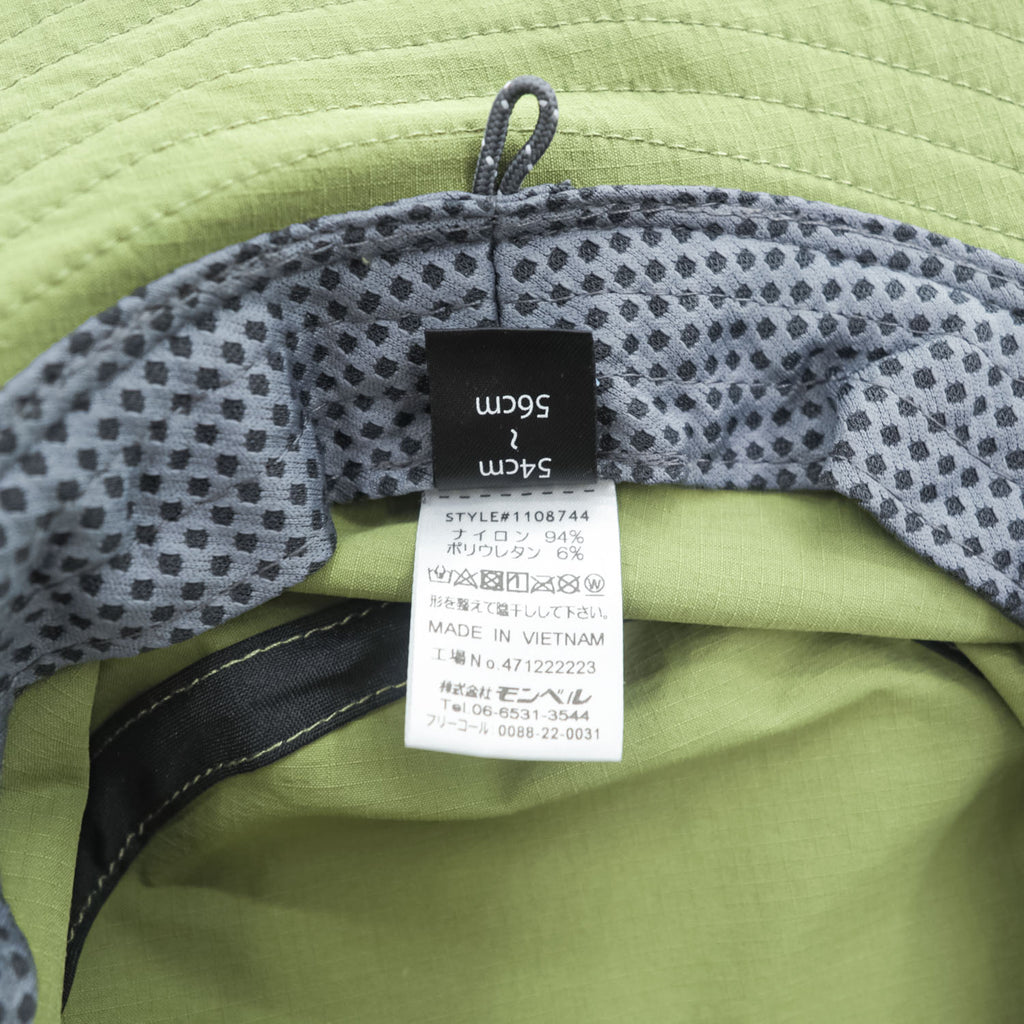 mont-bell ワイドブリム ハット O.D.ハット カーキ グリーン リップストップ ストレッチ 撥水加工 アウトドア 1108744
