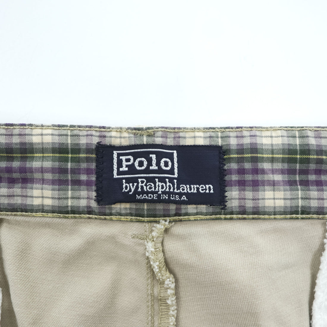 Polo Ralph Lauren 90年代 USA製 ヴィンテージ 2タックショーツ THE CLASSIC GOLF PANT ショートパンツ ハーフパンツ L ベージュ プリーツ