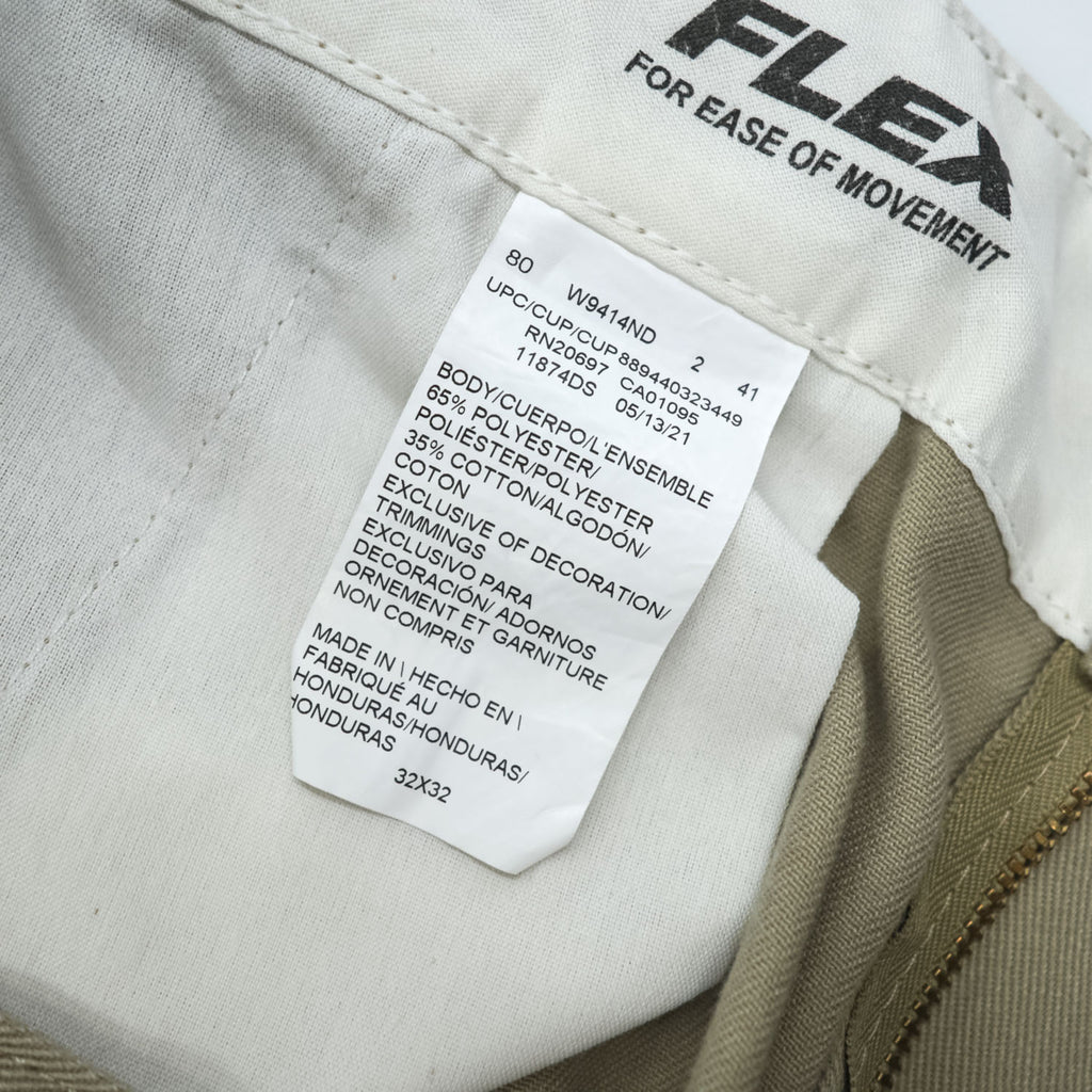 Dickies 874 Original Fit FLEX ワークパンツ チノパンツ 32×32 ベージュカーキ W9414ND