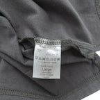 BlackWeirdos コットン 半袖Tシャツ L チャコールグレー 24SS-TS05