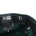 New Era 59FIFTY ボストン・レッドソックス レザーBロゴ ダークグリーン キャップ 7 1/2
