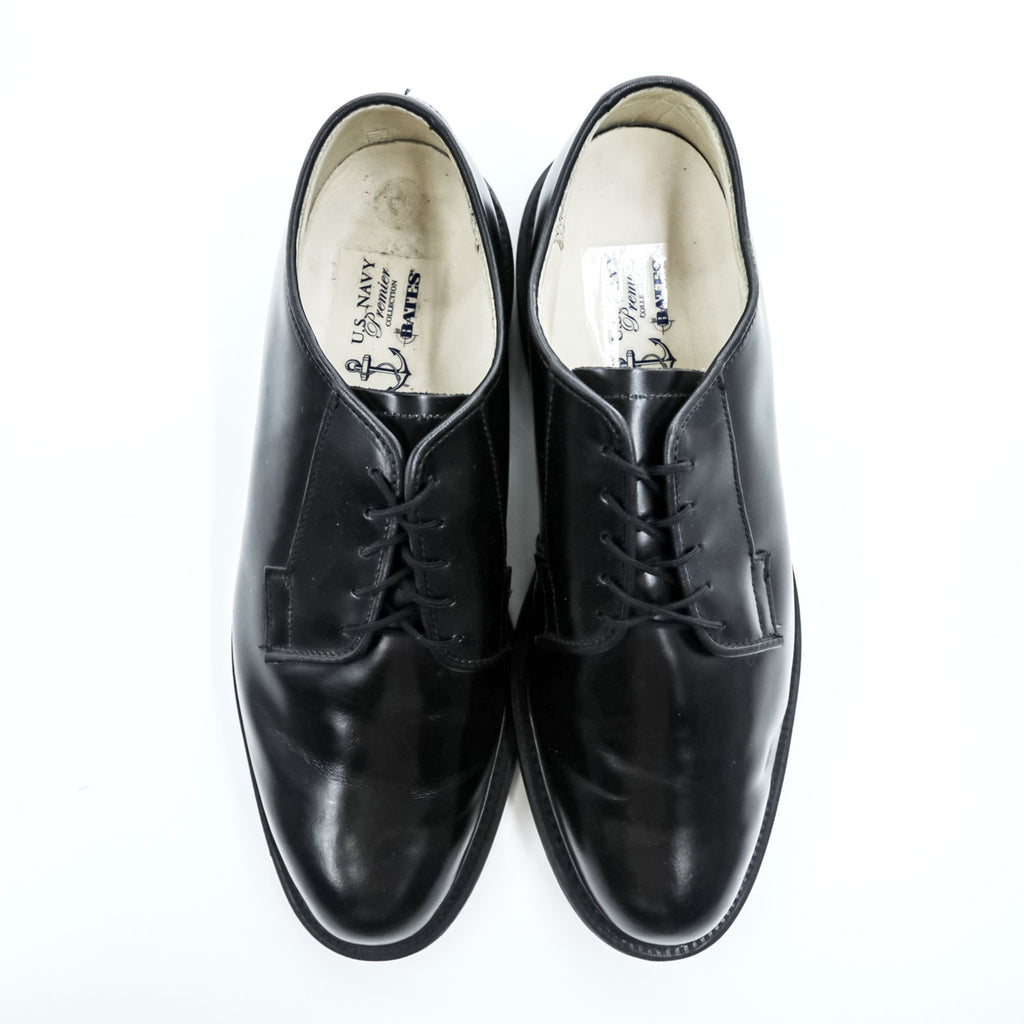 BATES US NAVY ミリタリー サービスシューズ 革靴 レザー ドレスシューズ 27cm PREMIER COLLECTION ブラック vibramソール 15825-001808-75-28
