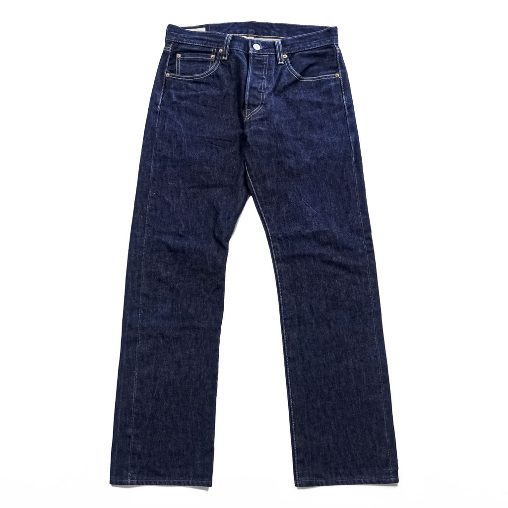 Levi's USA製 501 ビッグE 赤耳 デニムパンツ ジーンズ M インディゴ セルヴィッヂ リジッド 濃紺 レザーパッチ PREMIUM 501-2546