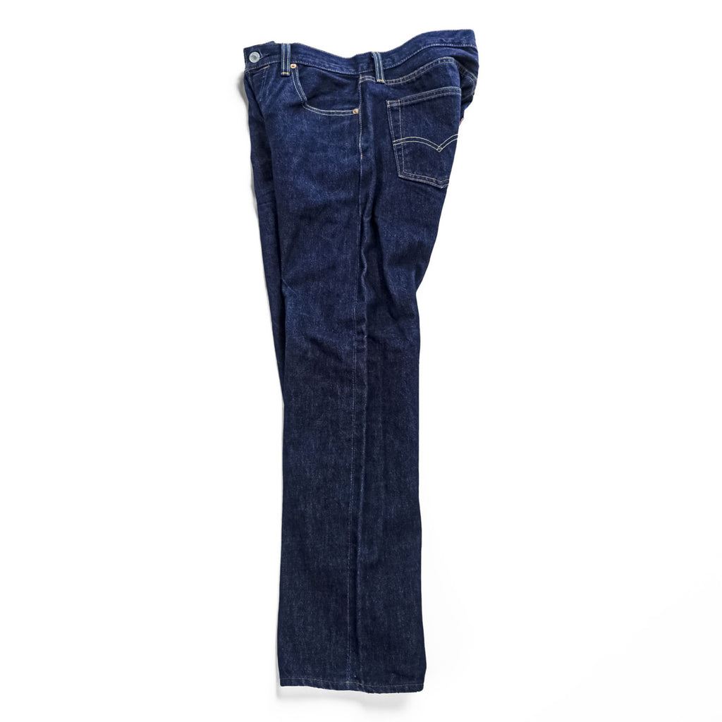 Levi's USA製 501 ビッグE 赤耳 デニムパンツ ジーンズ M インディゴ セルヴィッヂ リジッド 濃紺 レザーパッチ PREMIUM 501-2546