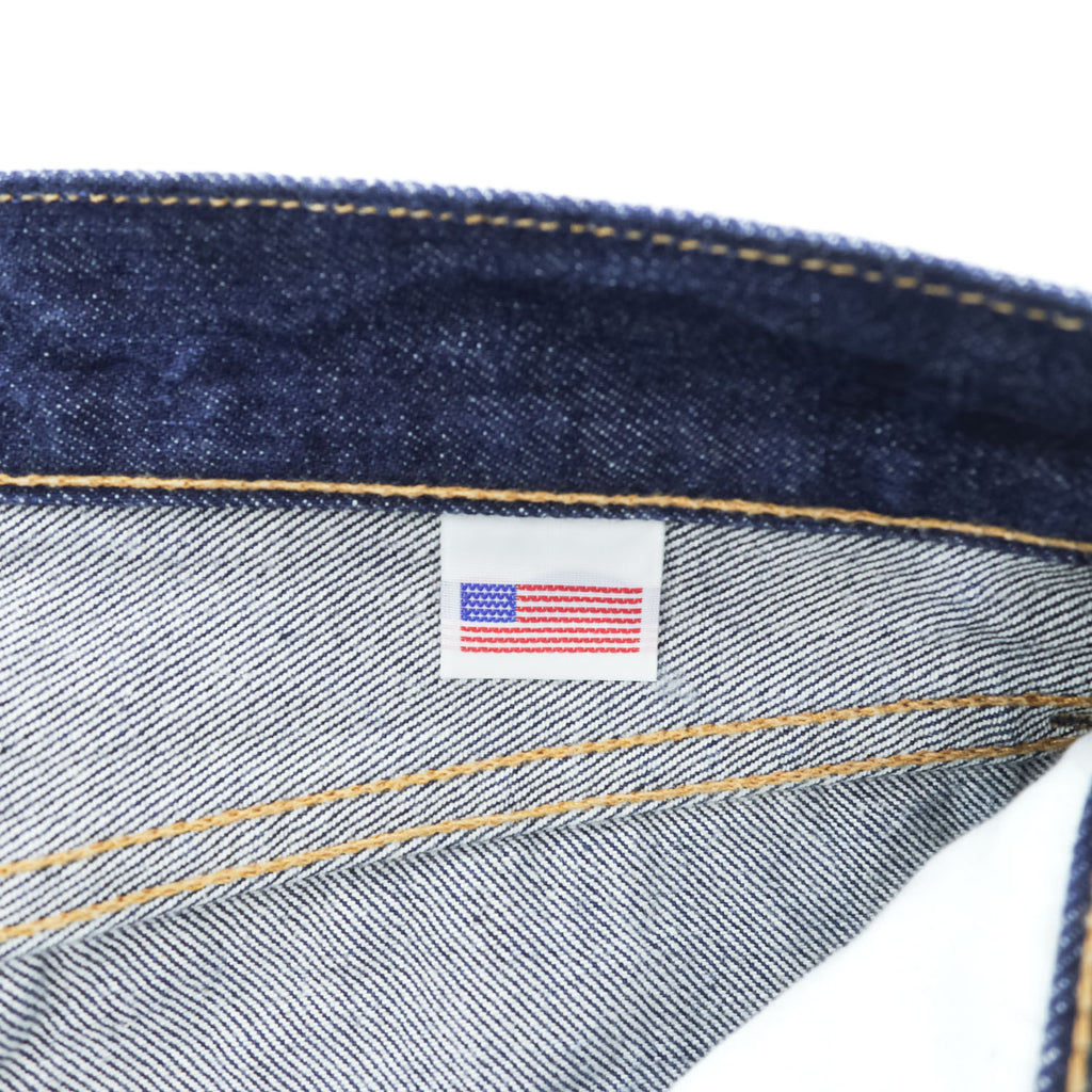 Levi's USA製 501 ビッグE 赤耳 デニムパンツ ジーンズ M インディゴ セルヴィッヂ リジッド 濃紺 レザーパッチ PREMIUM 501-2546