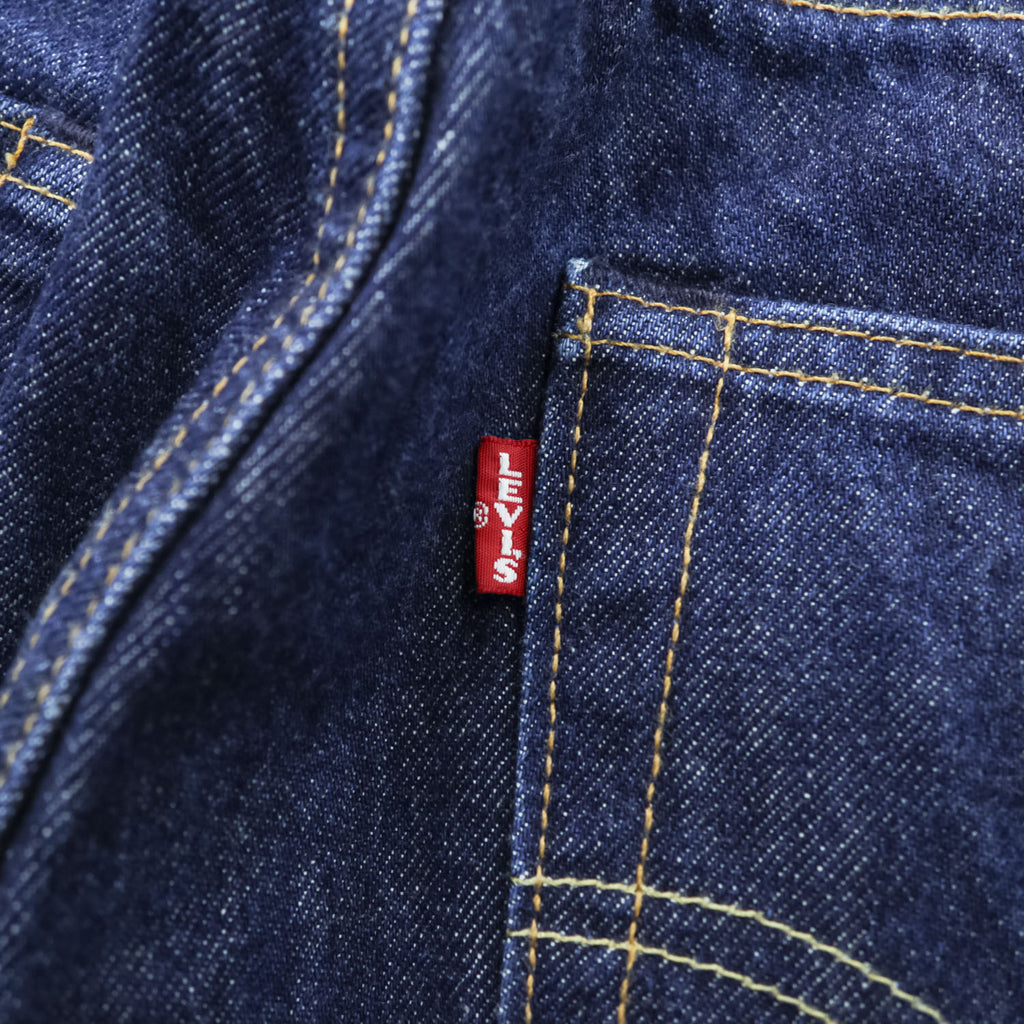Levi's USA製 501 ビッグE 赤耳 デニムパンツ ジーンズ M インディゴ セルヴィッヂ リジッド 濃紺 レザーパッチ PREMIUM 501-2546