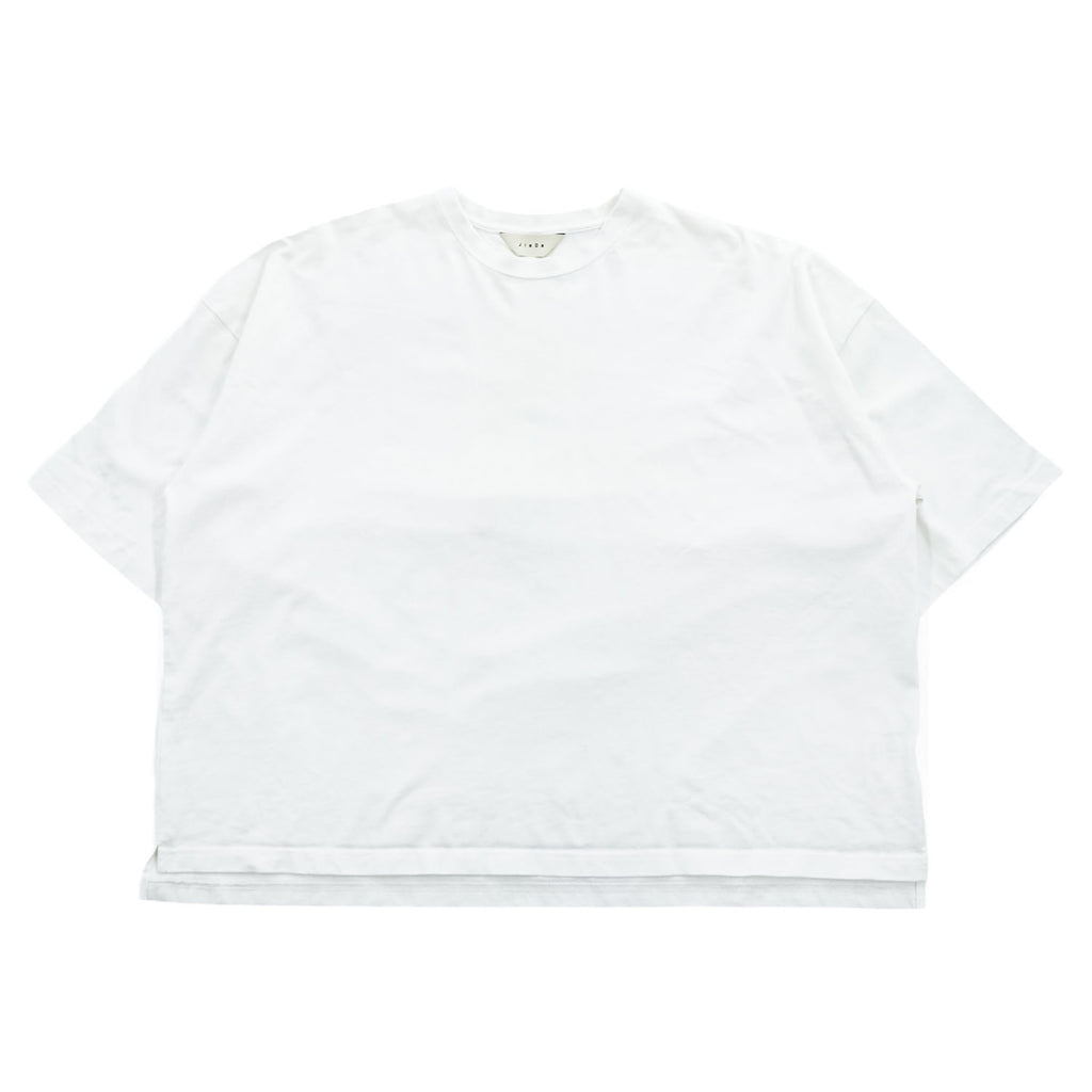 JieDa オーバーサイズ Tシャツ FREE ホワイト ワイド 短丈 サイドスリット
