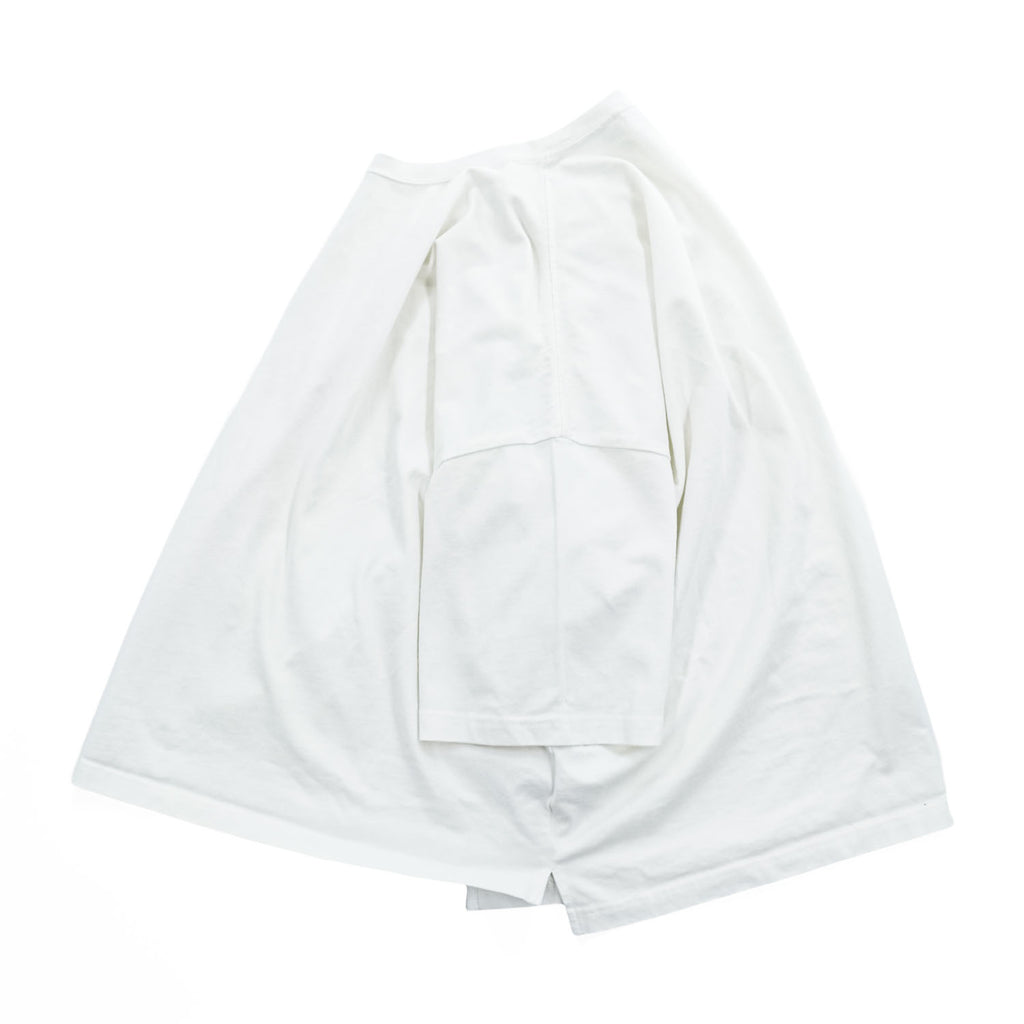 JieDa オーバーサイズ Tシャツ FREE ホワイト ワイド 短丈 サイドスリット