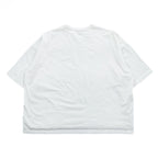 JieDa オーバーサイズ Tシャツ FREE ホワイト ワイド 短丈 サイドスリット
