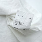 JieDa オーバーサイズ Tシャツ FREE ホワイト ワイド 短丈 サイドスリット