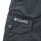 Columbia 90年代 シェル アウトドア カーゴパンツ L ブラック ドローコード SM8041