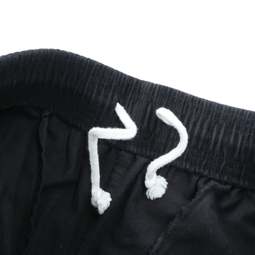 Cookman コーデュロイ シェフパンツ イージーパンツ L ブラック セミワイド