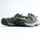 KEEN ユーティリティ UTILITY ワークシューズ 26cm グリーン メッシュ ドローコード STEEL TOE 安全靴 F2413-18 F3445-21