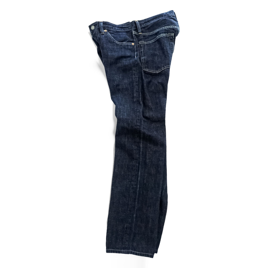 SUGAR CANE セルヴィッヂ デニムパンツ ジーンズ M インディゴ リジッド レザーパッチ 濃紺 ボタンフライ
