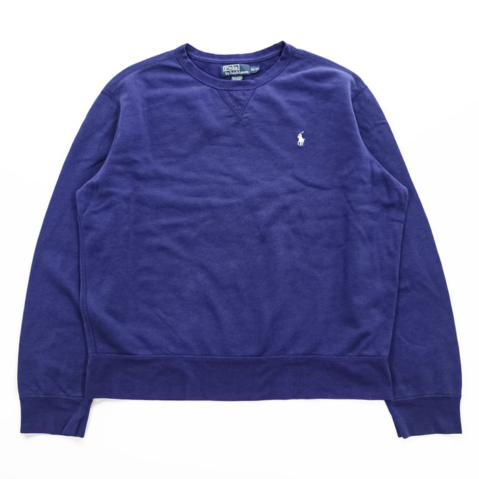 Polo by Ralph Lauren Pony Embroidered Purple Crewneck Sweatshirt XL