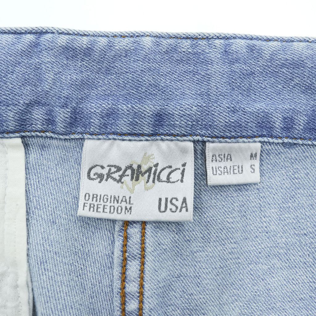 GRAMICCI ストレッチデニム クライミングパンツ ジーンズ M ブルー ベルト付 URBAN RESEARCH DOORS 別注