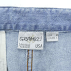 GRAMICCI ストレッチデニム クライミングパンツ ジーンズ M ブルー ベルト付 URBAN RESEARCH DOORS 別注
