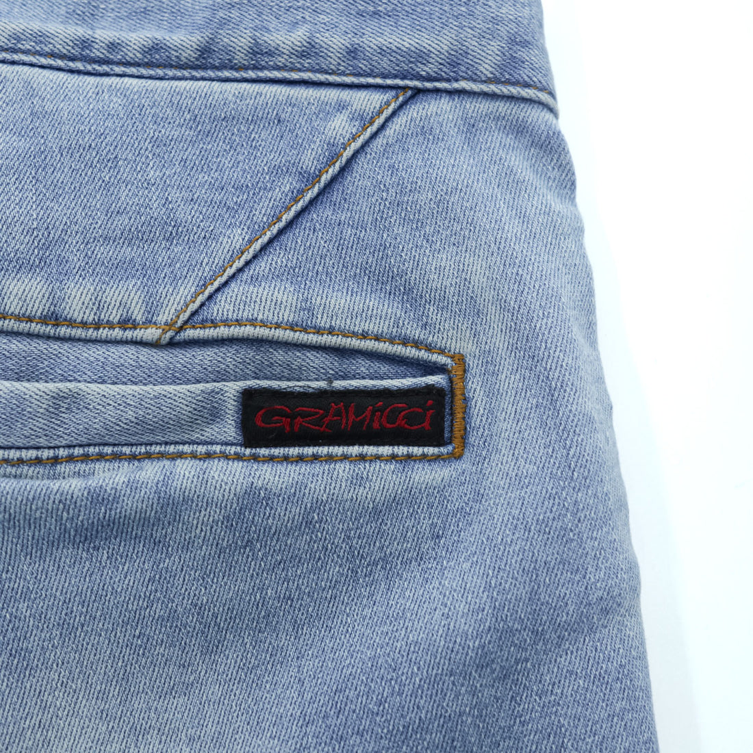 GRAMICCI ストレッチデニム クライミングパンツ ジーンズ M ブルー ベルト付 URBAN RESEARCH DOORS 別注