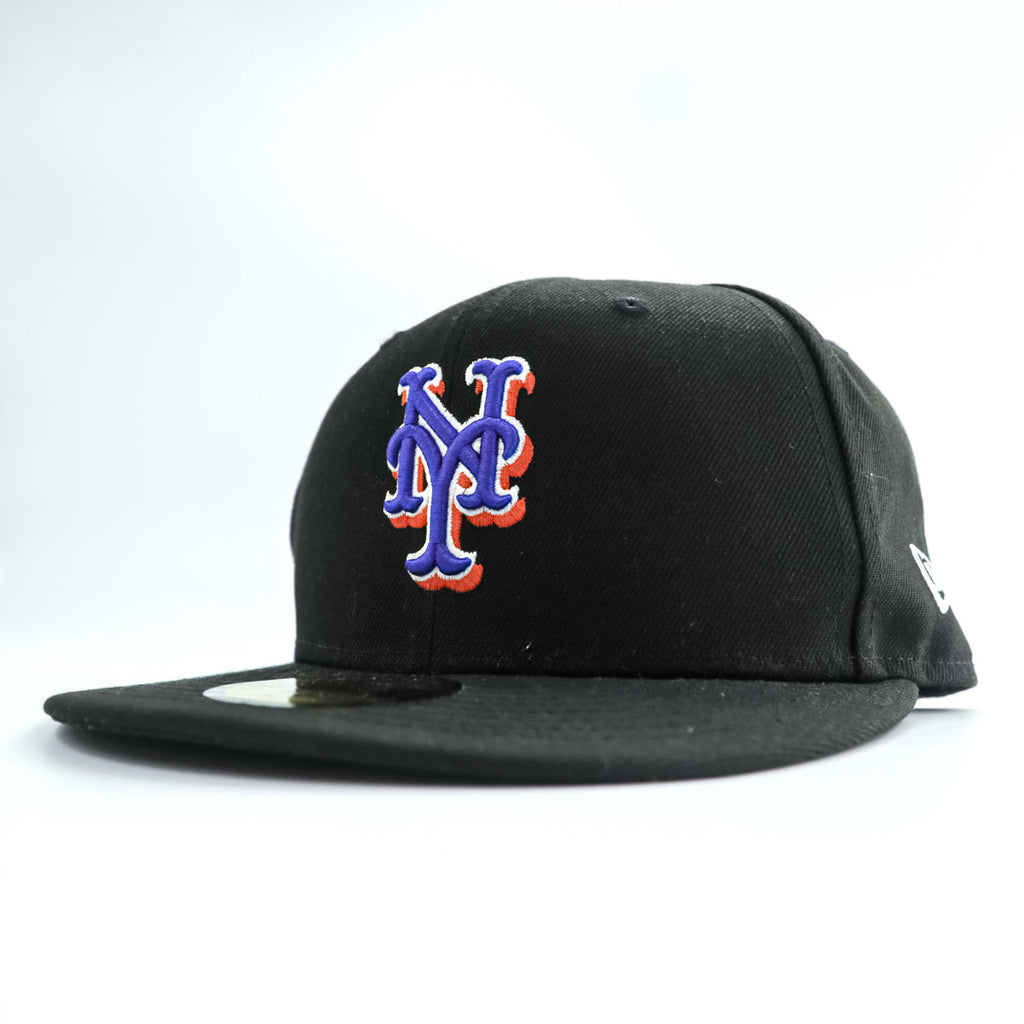 NEW ERA ニューヨーク・メッツ 59FIFTY ベースボールキャップ ブラック 7 1/8